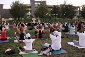 Strengthen the Radiant Body through Kundalini Yoga - workshop on Yoga Meditation Festival OM FEST 2018 The Lawn at Downtown Summerlin®