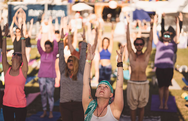 OM FEST Yoga Meditation Festival 2019 on The Lawn at Downtown Summerlin® Vinyasa Flow