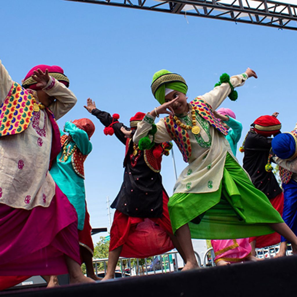 OM FEST Yoga Meditation Festival 2019 on The Lawn at Downtown Summerlin® Bollywood Dancing with the Kids from Sruti Performing Arts