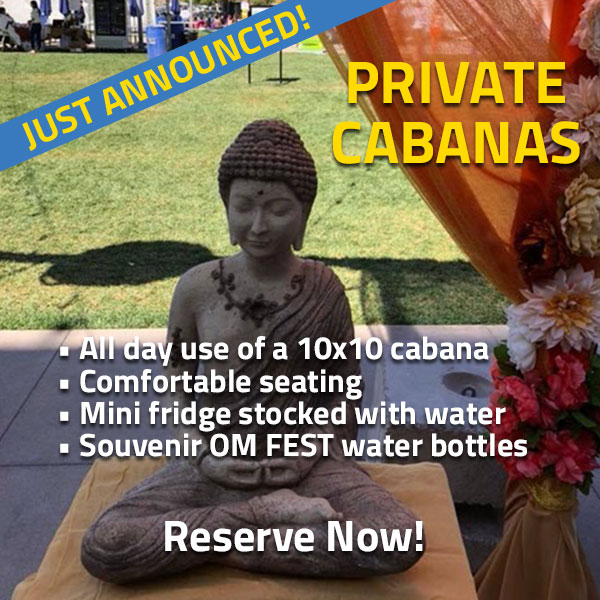 OM FEST Yoga Meditation Festival 2019 on The Lawn at Downtown Summerlin® Private Cabanas